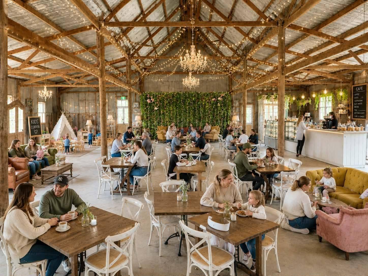 Concept view of the Ivory Barn cafe